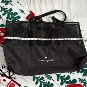 Kate Spade Black Mesh Tote